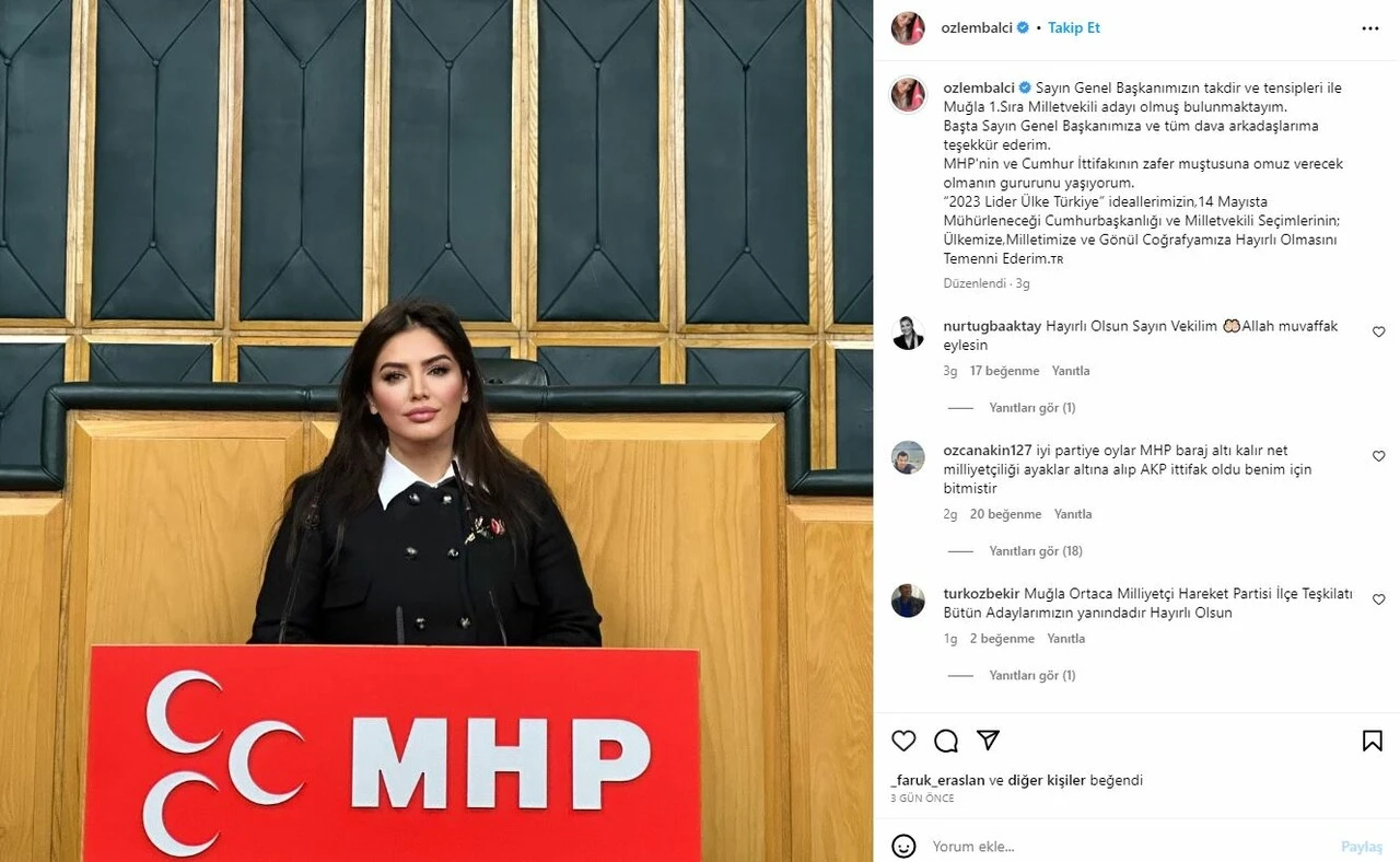 MHP’den milletvekili adayı gösterilen ünlü oyuncu gündeme oturdu: Cumhur İttifakı'nın zafer muştusuna…