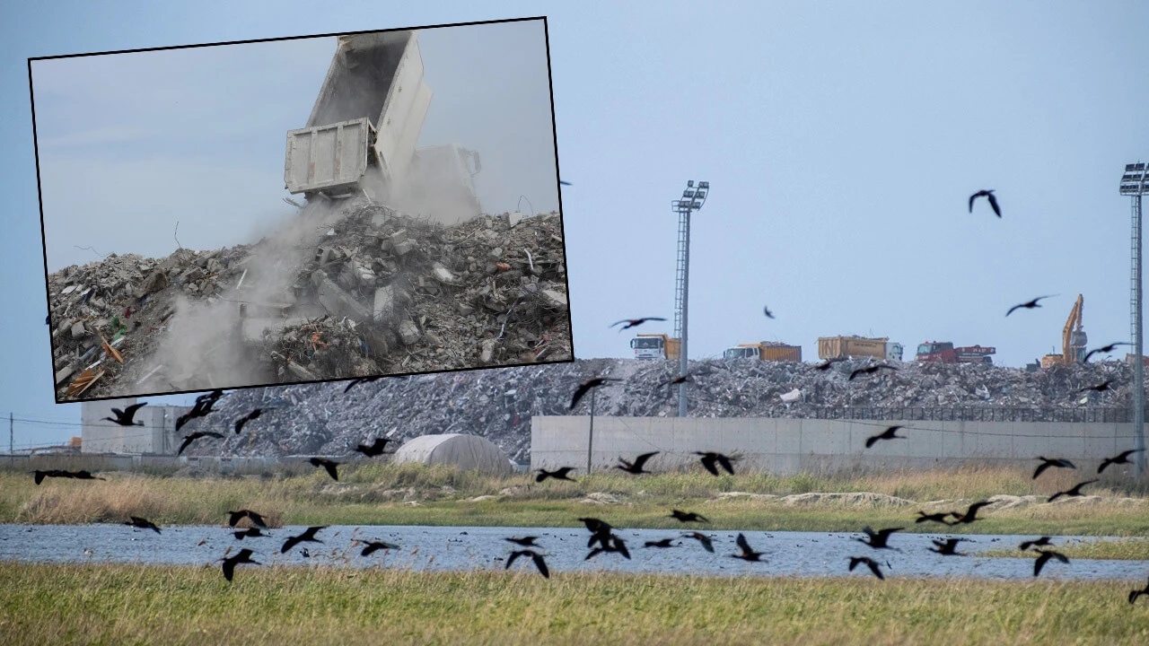 Kuş cennetinde katliam! Türkiye'nin en uzun kumsalı moloz yığını oldu