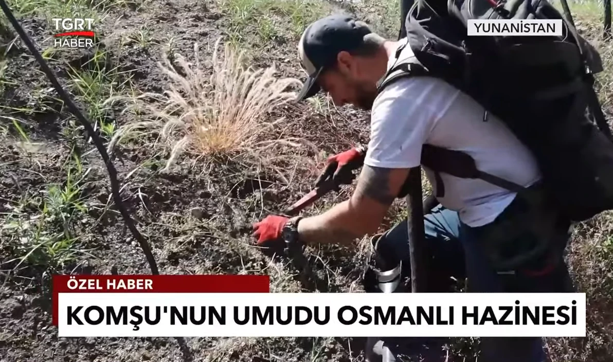 Komşuda define mesaisi! <a href=