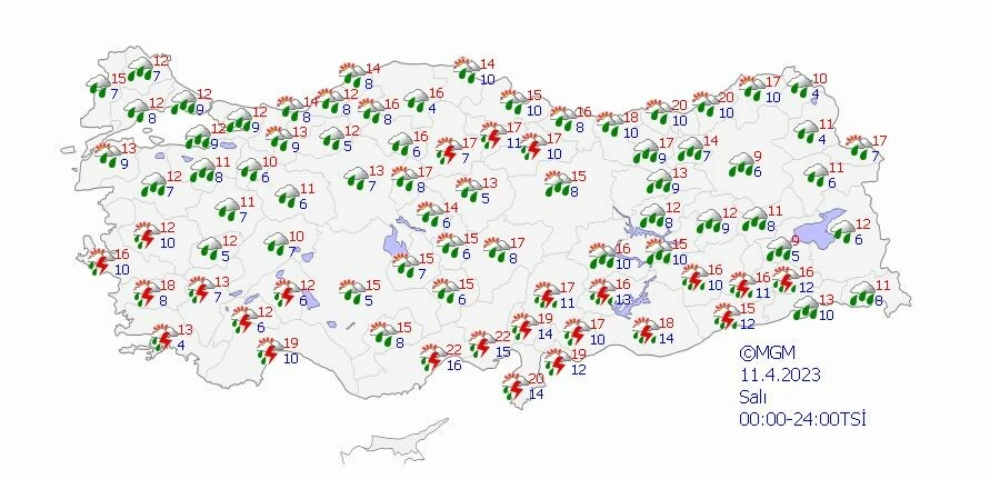 Şemsiyesiz dışarı çıkmayın: Gök gürültülü sağanak şiddetini artırıyor! Uyarılar peş peşe geldi…