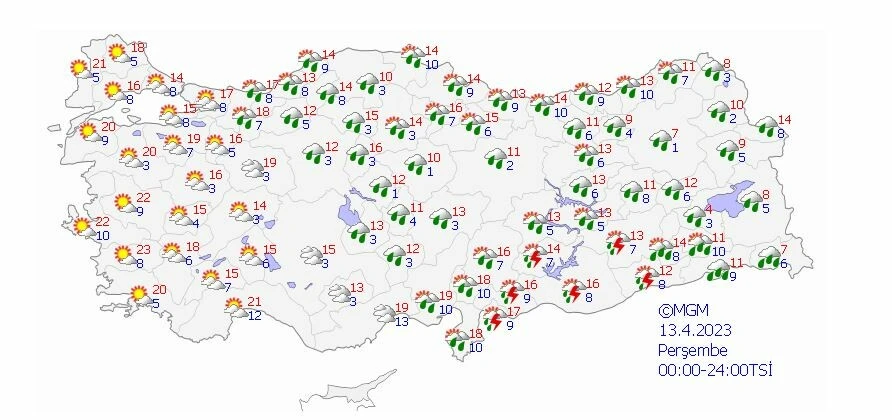 Şemsiyesiz dışarı çıkmayın: Gök gürültülü sağanak şiddetini artırıyor! Uyarılar peş peşe geldi…