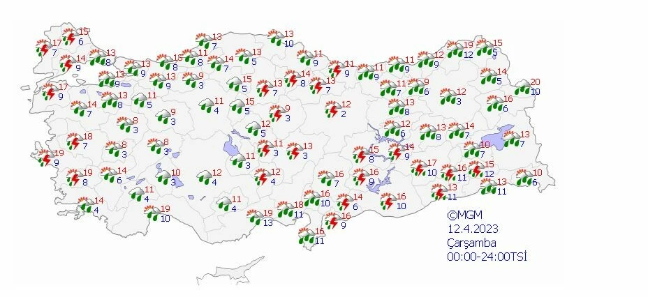 Sanki Nisan değil Ocak! Gök gürültülü sağanak, kar, dolu ve fırtına… Peş peşe uyarılar geldi