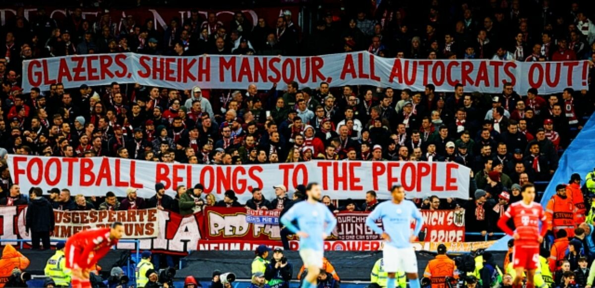 Bayern taraftarından zengin kulüp sahiplerine mesaj: Futbol halkındır!