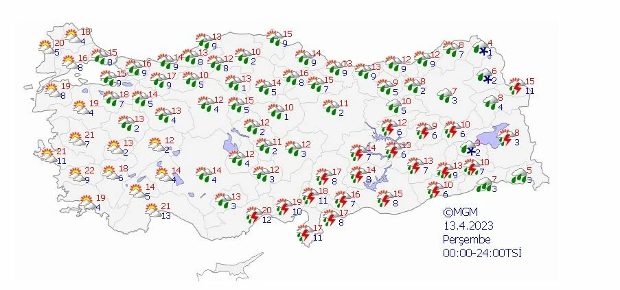 Sıcaklıklar kısa süreliğine yükselişe geçiyor: Batı’da yağışlar şiddetini azaltıyor, Doğu’da ise alarm verildi! Meteoroloji'den 11 il için sarı kodlu uyarı...