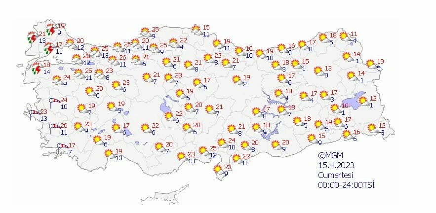 Sıcaklıklar kısa süreliğine yükselişe geçiyor: Batı’da yağışlar şiddetini azaltıyor, Doğu’da ise alarm verildi! Meteoroloji'den 11 il için sarı kodlu uyarı...