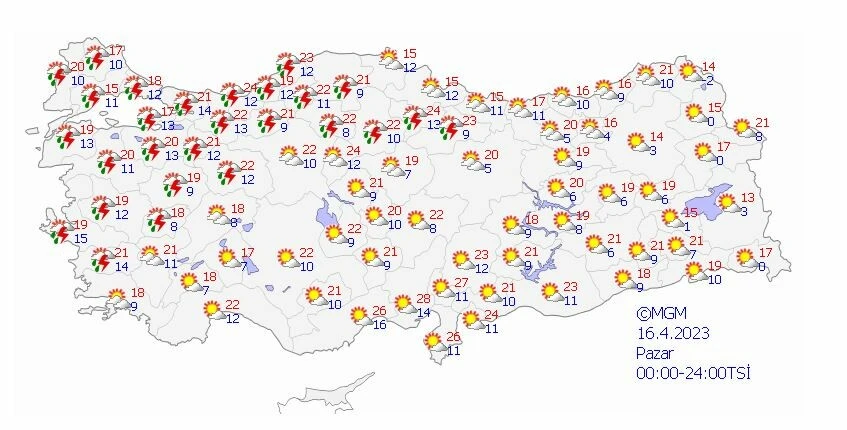 Sıcaklıklar kısa süreliğine yükselişe geçiyor: Batı’da yağışlar şiddetini azaltıyor, Doğu’da ise alarm verildi! Meteoroloji'den 11 il için sarı kodlu uyarı...