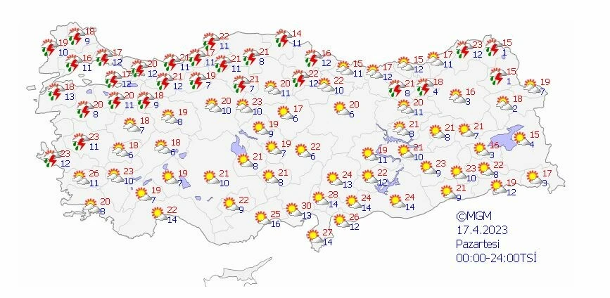 Sıcaklıklar kısa süreliğine yükselişe geçiyor: Batı’da yağışlar şiddetini azaltıyor, Doğu’da ise alarm verildi! Meteoroloji'den 11 il için sarı kodlu uyarı...