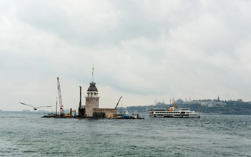 Açılışa çok az kaldı: Kız Kulesi'nin son hali görüntülendi