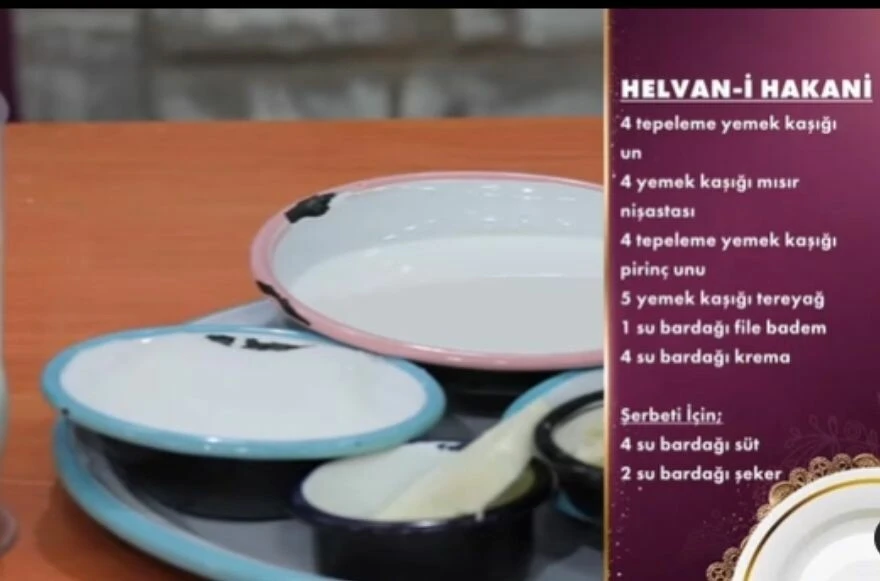 Gelinim Mutfakta bugün puan durumu! 14 Nisan Gelinim Mutfakta puan durumu! Helvan-i hakani tarifi!