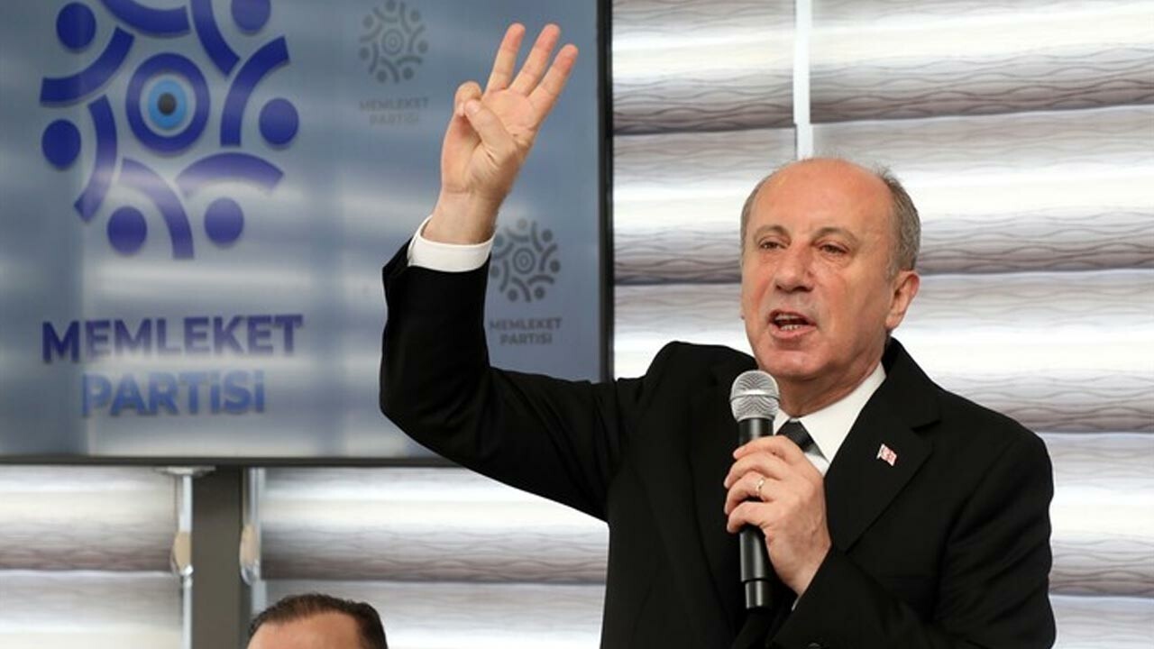 Muharrem İnce ilk kez Rize&#039;de tanıttı! İşte Memleket Partisi&#039;nin selamlama işareti