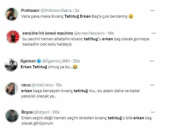 Kıvanç Tatlıtuğ'un yeni bıyıklı imajını görenler, TİP Başkanı Erkan Baş'a benzetti!