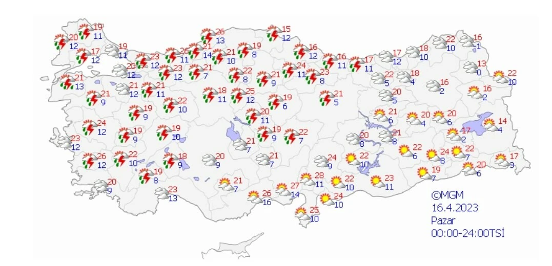 Gök gürültülü sağanak kapıda! Meteoroloji'den 3 bölgeye uyarı
