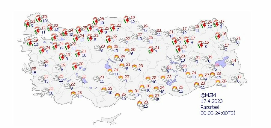 Kara bulutlar gökyüzünü kaplıyor, sağanak ve fırtına çok kuvvetli geliyor! Meteoroloji peş peşe uyarılarını sıraladı
