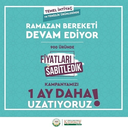 Son dakika! Tarım Kredi'den önemli duyuru: Sabit fiyat uygulaması 1 ay daha uzatıldı