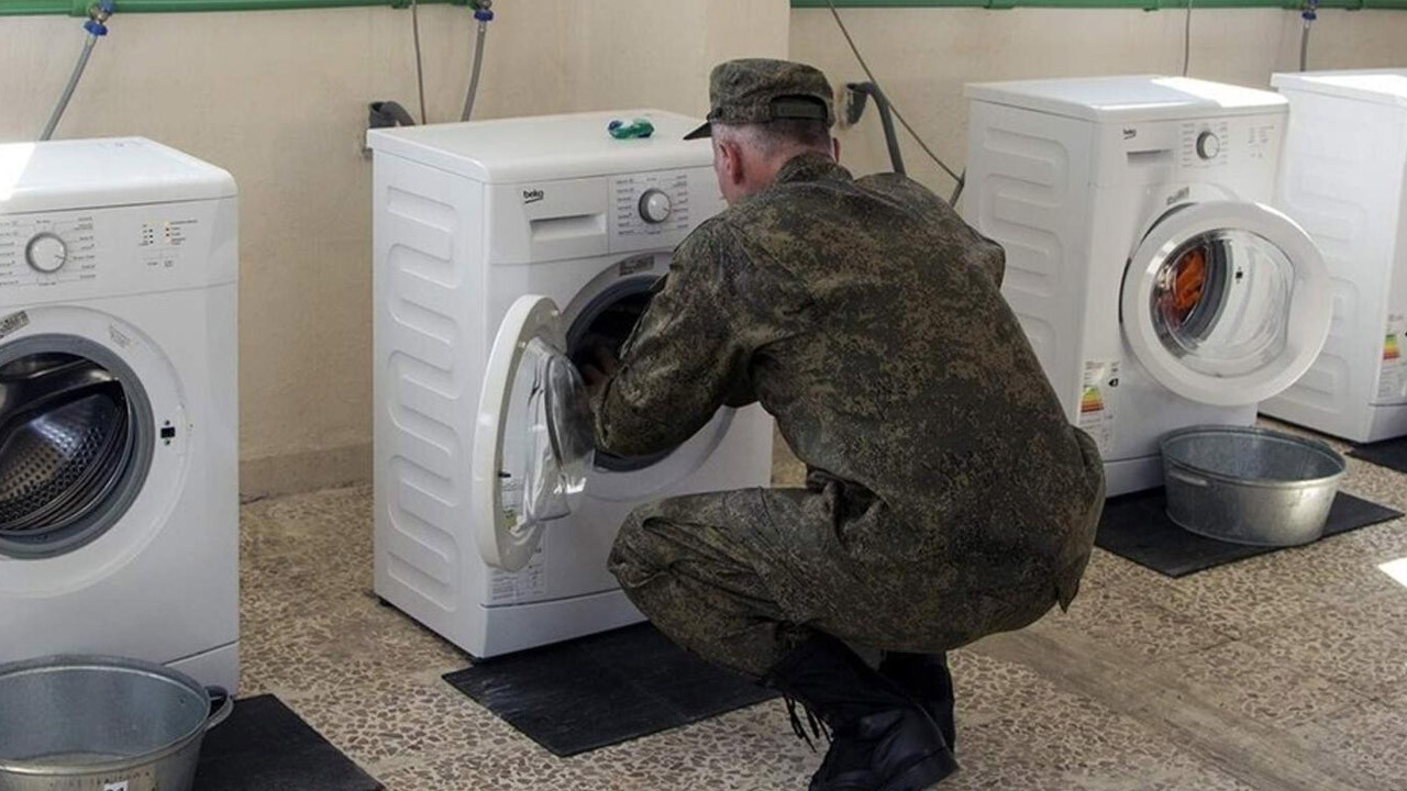 Çamaşır makinesi başını yaktı! Rus asker görevden uzaklaştırıldı