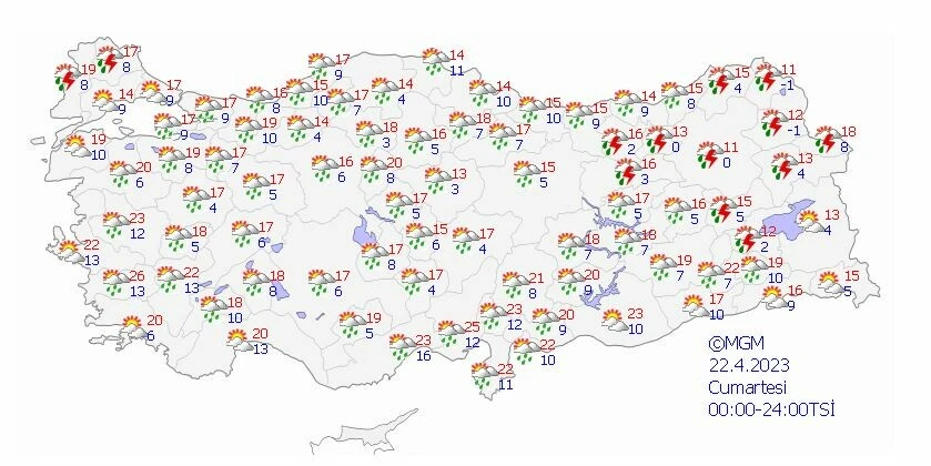 Şimşek, gök gürültüsü, sağanak ve fırtına! Peş peşe uyarılar geldi: Meteoroloji o illere dikkat çekti