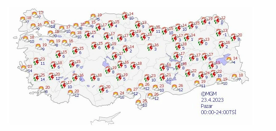 Şimşek, gök gürültüsü, sağanak ve fırtına! Peş peşe uyarılar geldi: Meteoroloji o illere dikkat çekti