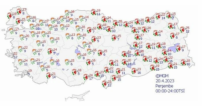 Bayramda şemsiyenizi yanınıza alın! Türkiye'nin geneli yağışlı işte Ramazan Bayramı'nda hava durumu