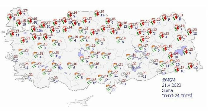 Bayramda şemsiyenizi yanınıza alın! Türkiye'nin geneli yağışlı işte Ramazan Bayramı'nda hava durumu