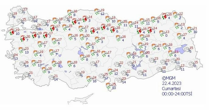 Bayramda şemsiyenizi yanınıza alın! Türkiye'nin geneli yağışlı işte Ramazan Bayramı'nda hava durumu