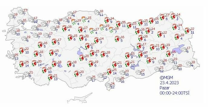 Bayramda şemsiyenizi yanınıza alın! Türkiye'nin geneli yağışlı işte Ramazan Bayramı'nda hava durumu