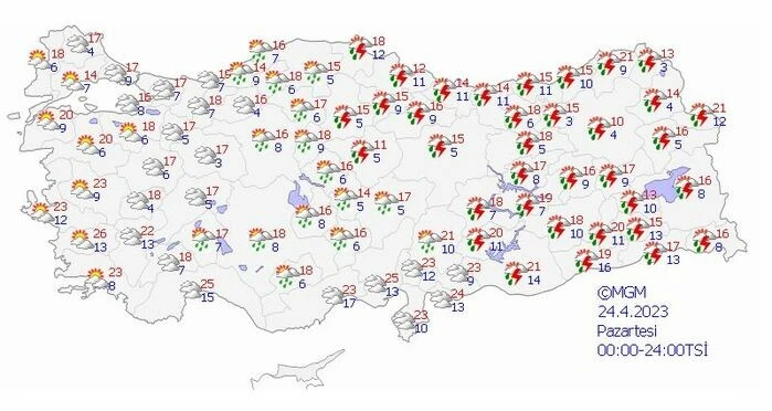 Bayramda şemsiyenizi yanınıza alın! Türkiye'nin geneli yağışlı işte Ramazan Bayramı'nda hava durumu