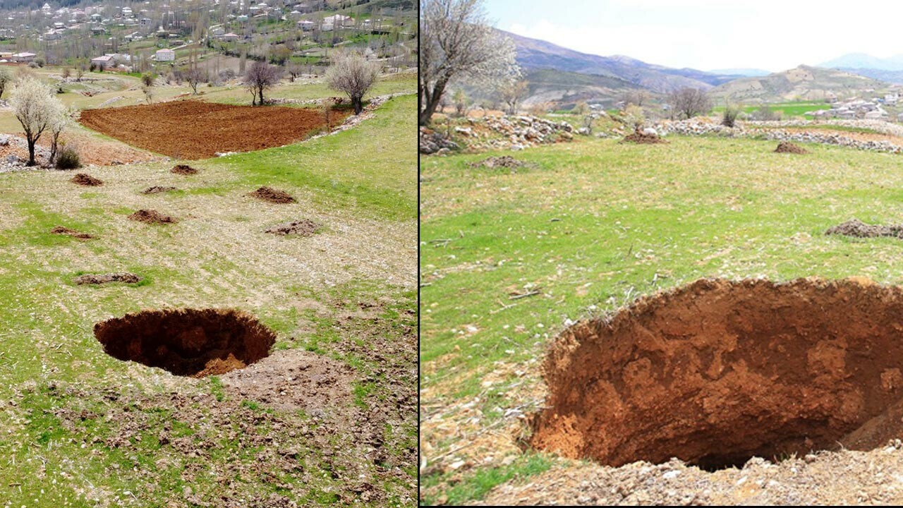 Deprem bölgesinde korkutan görüntü! Tarım arazisinde ortaya çıktı, 4 metre genişliğinde