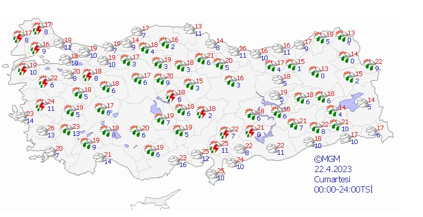 Bayramda ‘sağanak’ var! Meteoroloji bölge bölge uyardı… İşte 5 günlük hava tahmin raporu