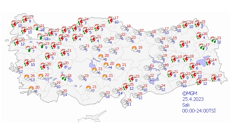 Bayramda ‘sağanak’ var! Meteoroloji bölge bölge uyardı… İşte 5 günlük hava tahmin raporu