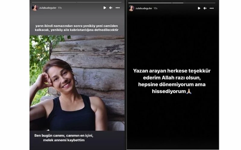 Acı haberle yıkılan genç oyuncu Sude Zülal Güler arife günü öksüz kaldı!