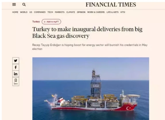 Türkiye’nin en iddialı gaz projesi Sakarya gaz sahası dünya basınında!