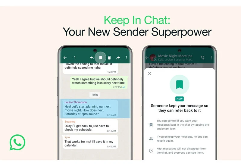 Mark Zuckerberg duyurdu: WhatsApp’a yeni özellik geldi, artık mesajları saklayabileceksiniz!
