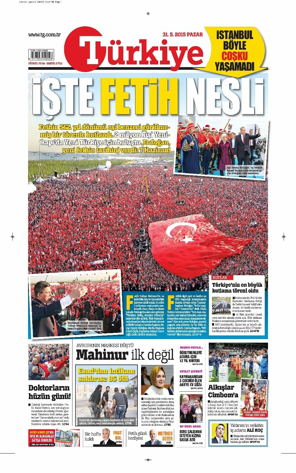 Türkiye gazetesi 53 yıllık tertemiz bir maziyi geride bıraktı!