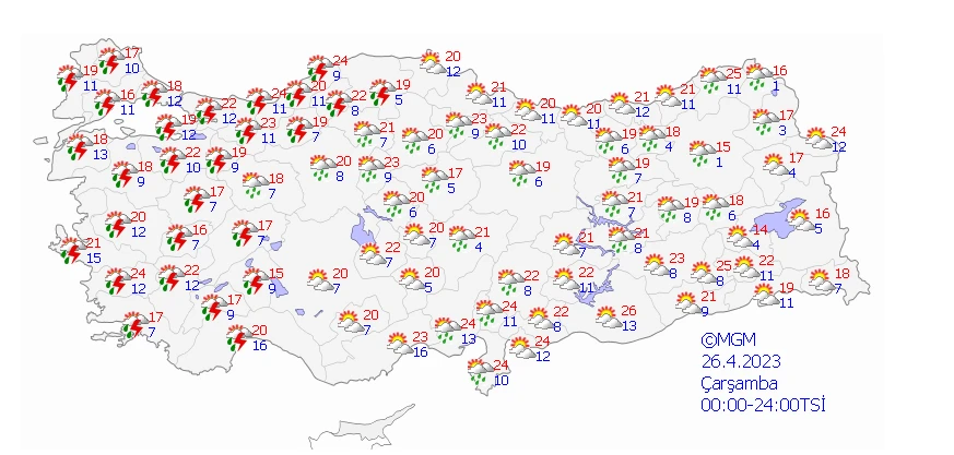 Bayramın ikinci gününde hava nasıl olacak? Yerel yağışlar dışında güneş tekrar yüzünü gösterecek…