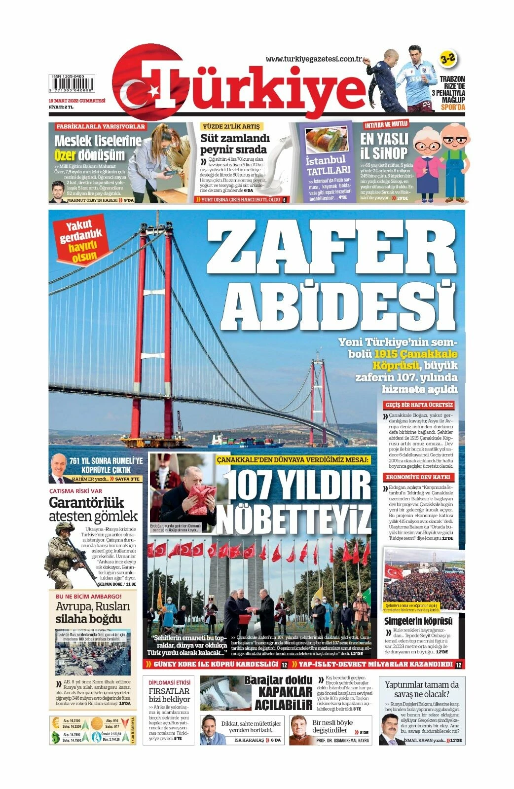 Türkiye gazetesi 53 yıllık tertemiz bir maziyi geride bıraktı!