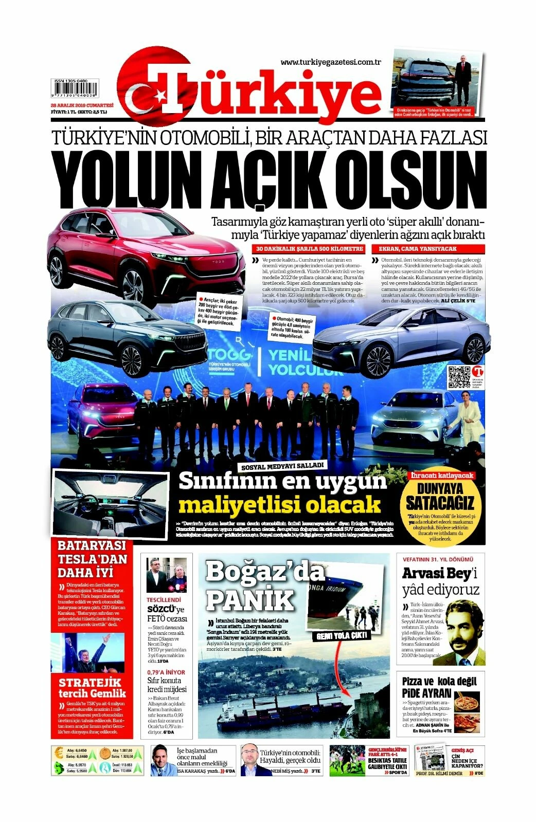 Türkiye gazetesi 53 yıllık tertemiz bir maziyi geride bıraktı!