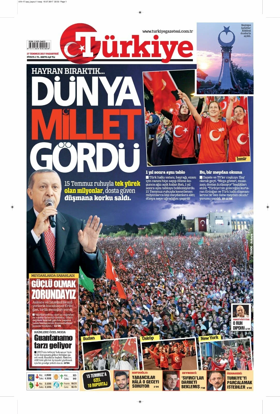 Türkiye gazetesi 53 yıllık tertemiz bir maziyi geride bıraktı!