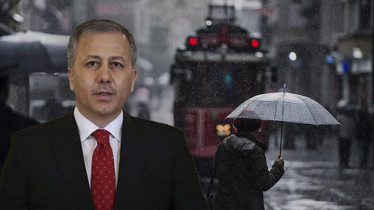 Vali Ali Yerlikaya&#039;dan İstanbul için kuvvetli sağanak uyarısı