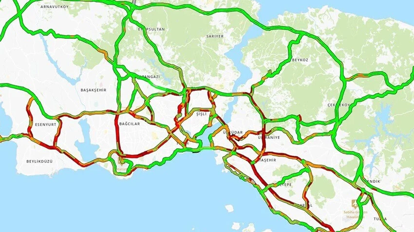 İstanbulluların trafik çilesi: Yoğunluk yüzde 75'e çıktı