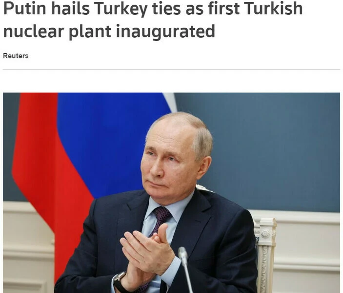 Dünyanın en büyük nükleer inşaat projesi Akkuyu dünya basınında: Türkiye gelişmiş ülkeler kulübünde