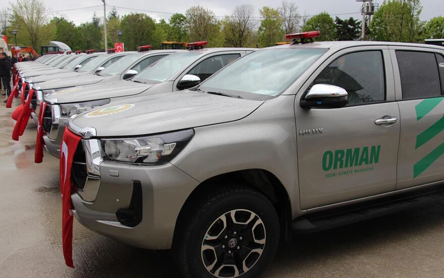 Orman yangınlarıyla mücadelede OGM filosuna yeni araçlar girdi