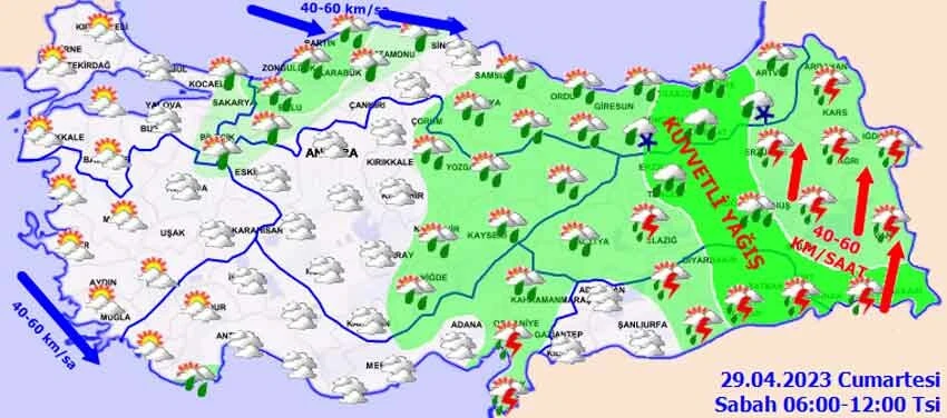 Son dakika! Meteoroloji sarı kodla il il uyardı: Kuvvetli geliyor, dikkatli olun