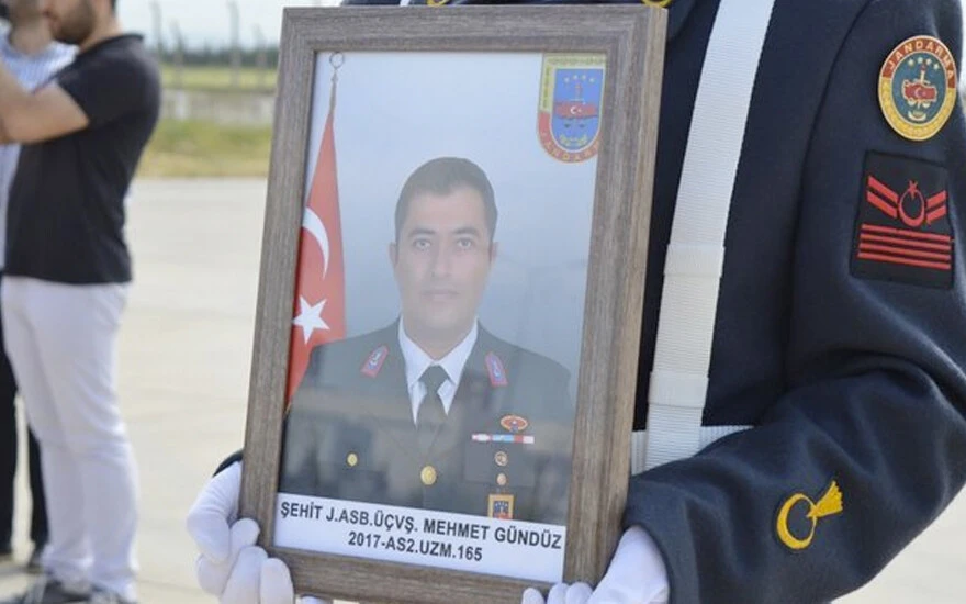 Şehit Jandarma Mehmet Gündüz son yolculuğuna uğurlandı