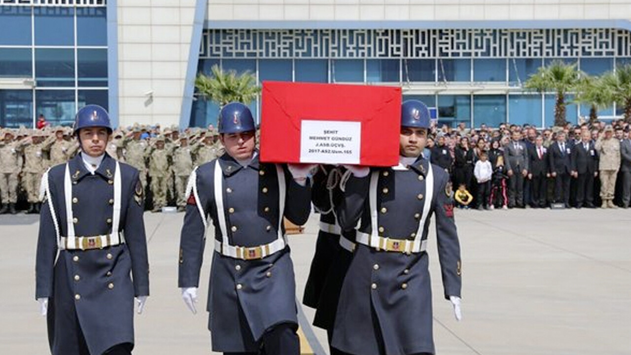 Şehit Jandarma Mehmet Gündüz son yolculuğuna uğurlandı