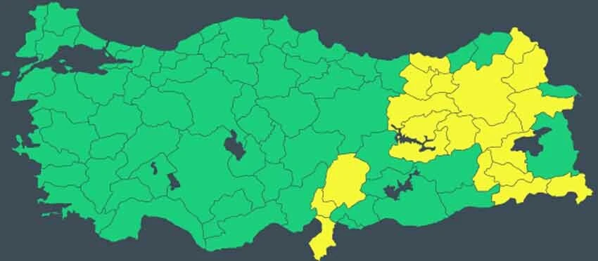 Son dakika! Meteoroloji sarı kodla il il uyardı: Kuvvetli geliyor, dikkatli olun