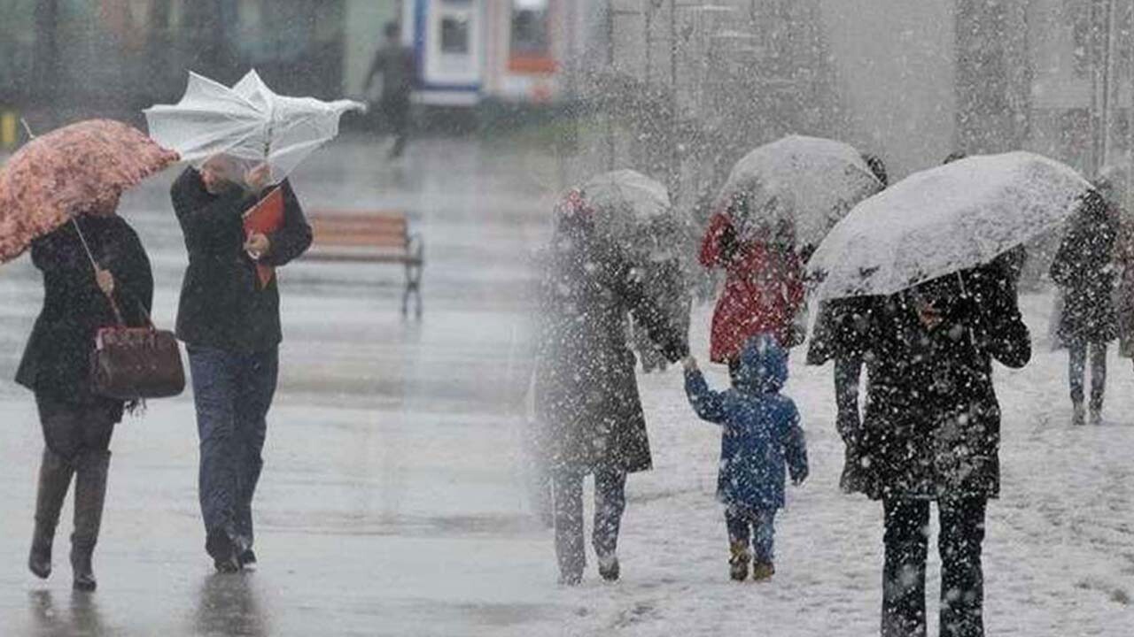 Meteoroloji&#039;den 9 ile sarı kodlu uyarı: Sağanak ve kar geliyor! (30 Nisan hava durumu)