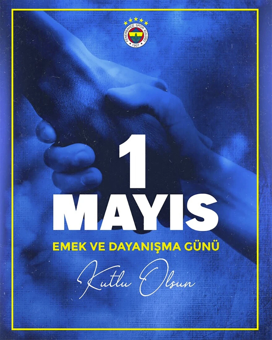 Spor federasyonları ve kulüpler 1 Mayıs'ı unutmadı