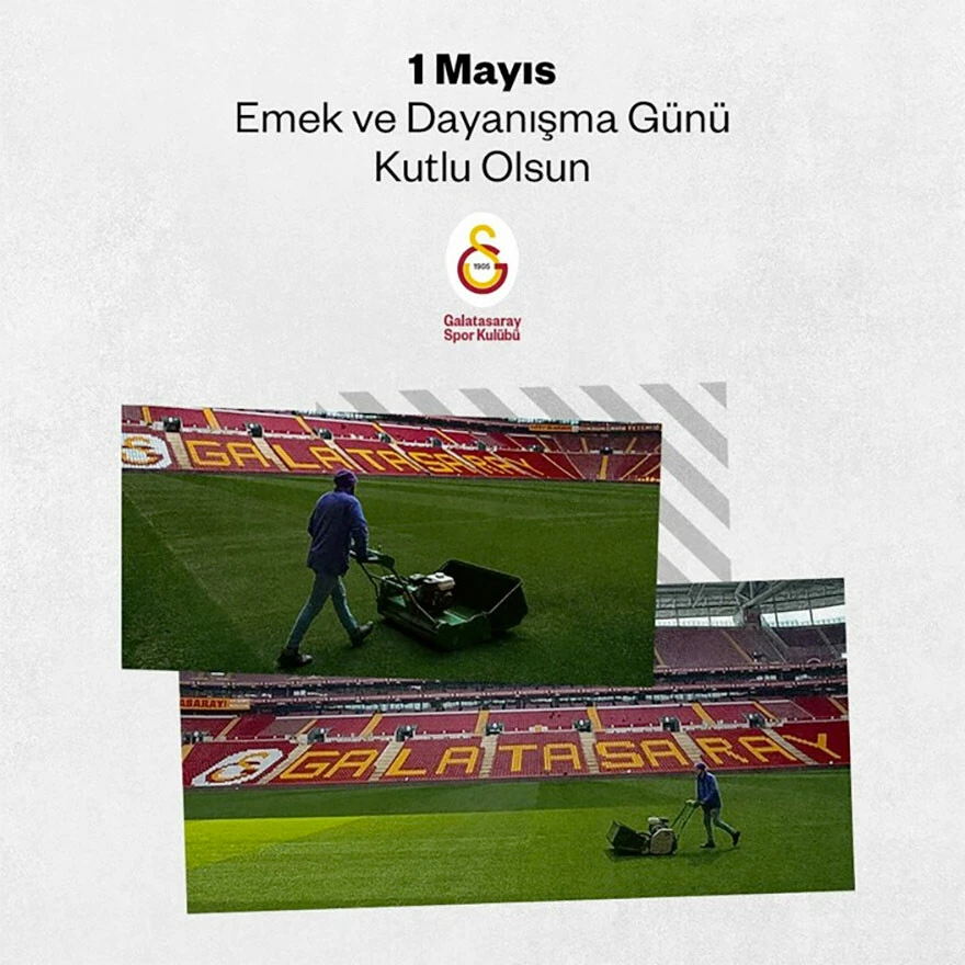 Spor federasyonları ve kulüpler 1 Mayıs'ı unutmadı