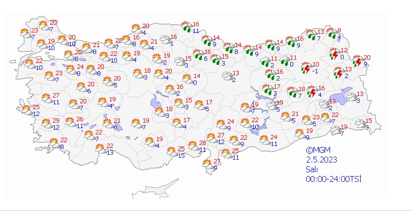Mayıs ayında da yağışlar durmuyor: <a href=
