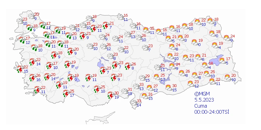 Mayıs ayında da yağışlar durmuyor: Meteoroloji o illeri tek tek uyardı! Sağanak, kar ve fırtınaya dikkat…